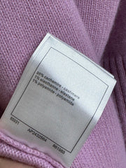 Cashmere cardigan with school bag button