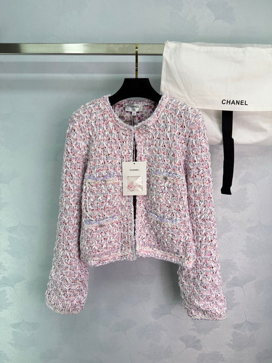 Pink woven jacket