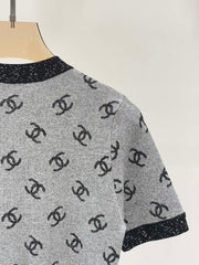 short sleeves25 new summer round neck letters