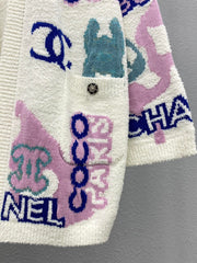 Jacquard cardigan jacket