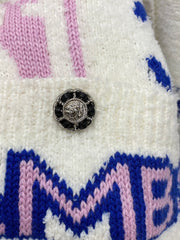 Jacquard cardigan jacket