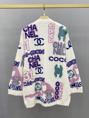 Jacquard cardigan jacket