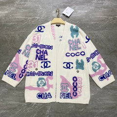 Jacquard cardigan jacket