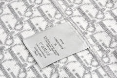 Jacquard cashmere knitted jacket