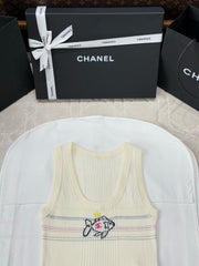25P Fish knitted vest camisole