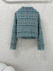 Handcrafted series jacket with woven hem