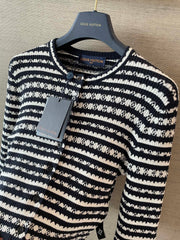 Crochet knitted cardigan