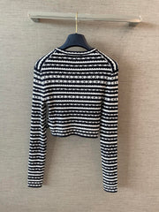 Crochet knitted cardigan