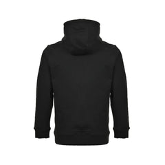 Line logo embroidered hooded sweatshirt