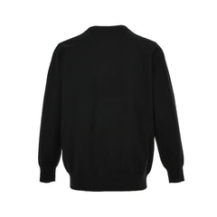 Double G embroidered small logo knitted sweater