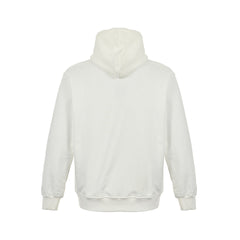 Small embroidered logo hooded sweatshirt