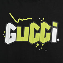 Green And White Print T-Shirt